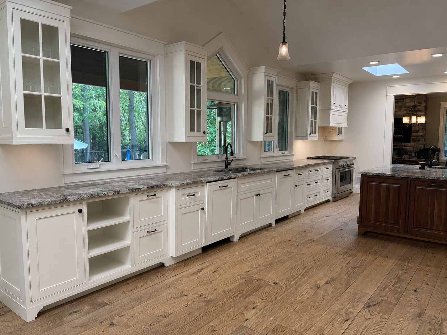 face frame kitchen with 2 dishwashers