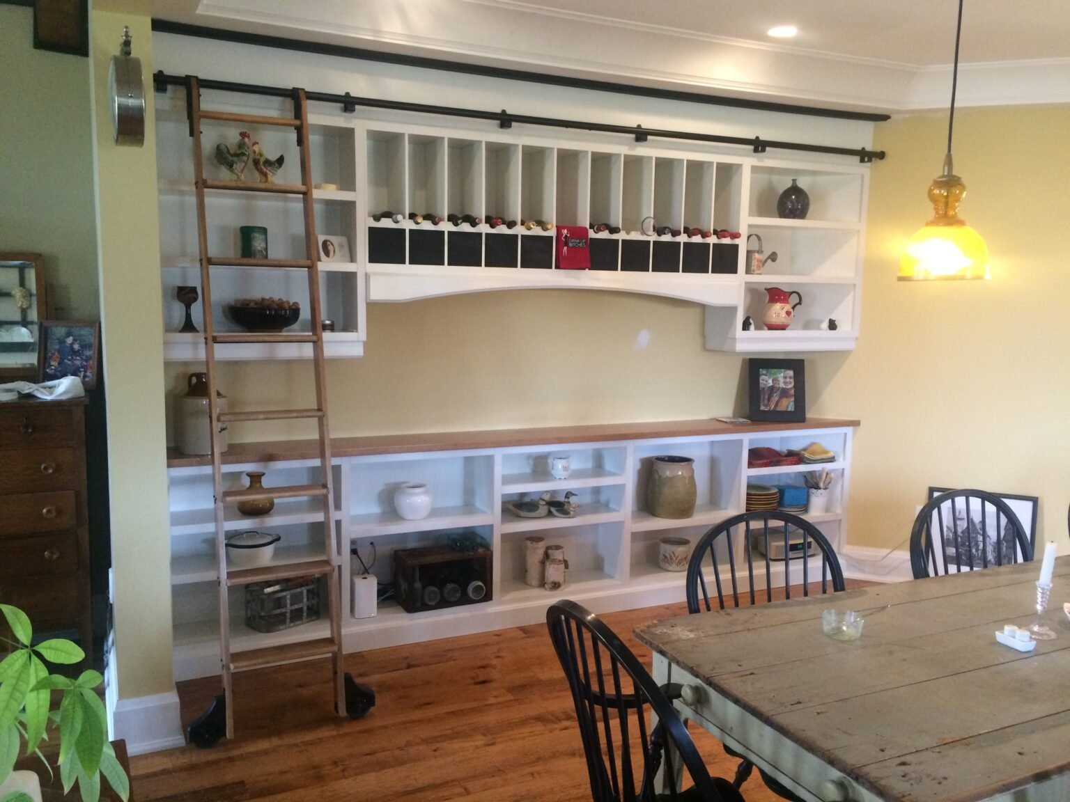 wine wall unit